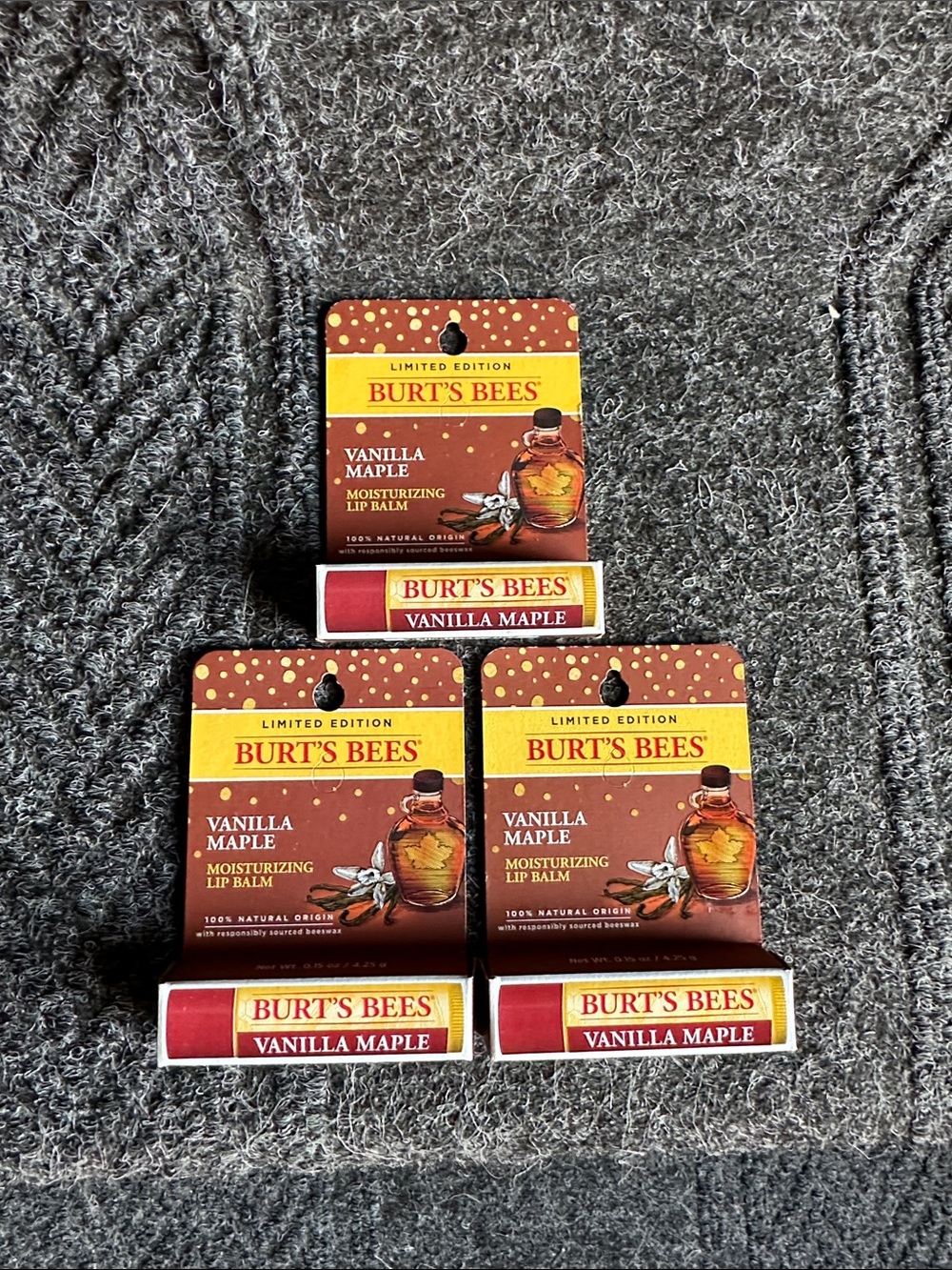 Burt’s Bees Vanilla Maple Moisturizing Lip Balm